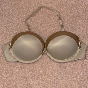 32B cream tan push up bra